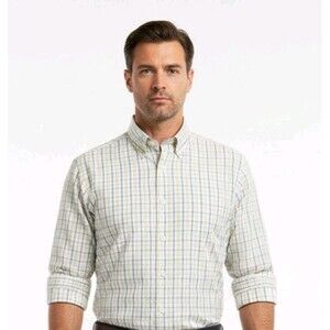 Hilditch & Key Shirt Men's 16 Multi-Color Striped  Dress Jermyn St Street UK